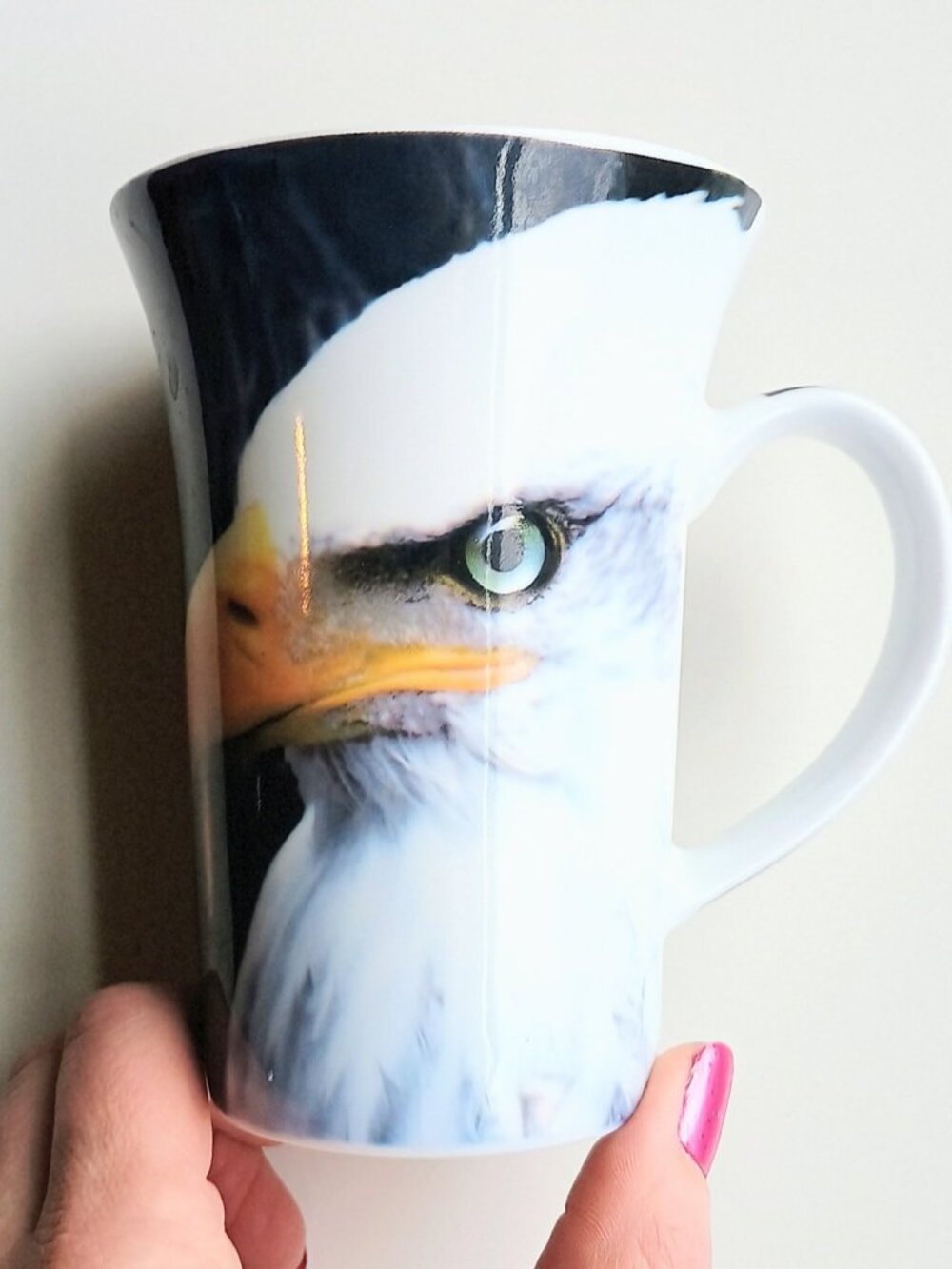 Paul Cardew Wild Cafe Bald Eagle Porcelain Coffee Mug 2008 England Wildlife Mug
